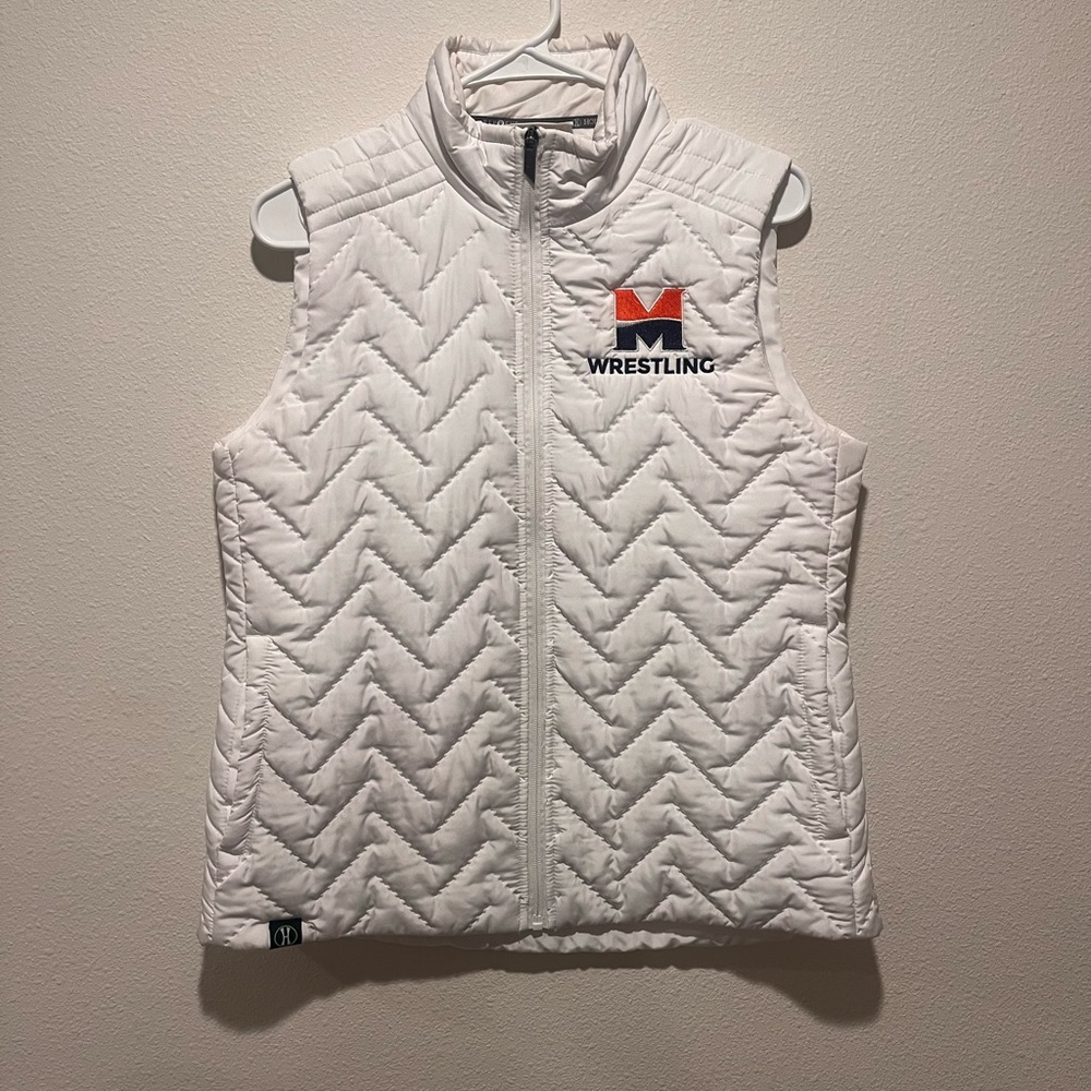 White Quilted Vest